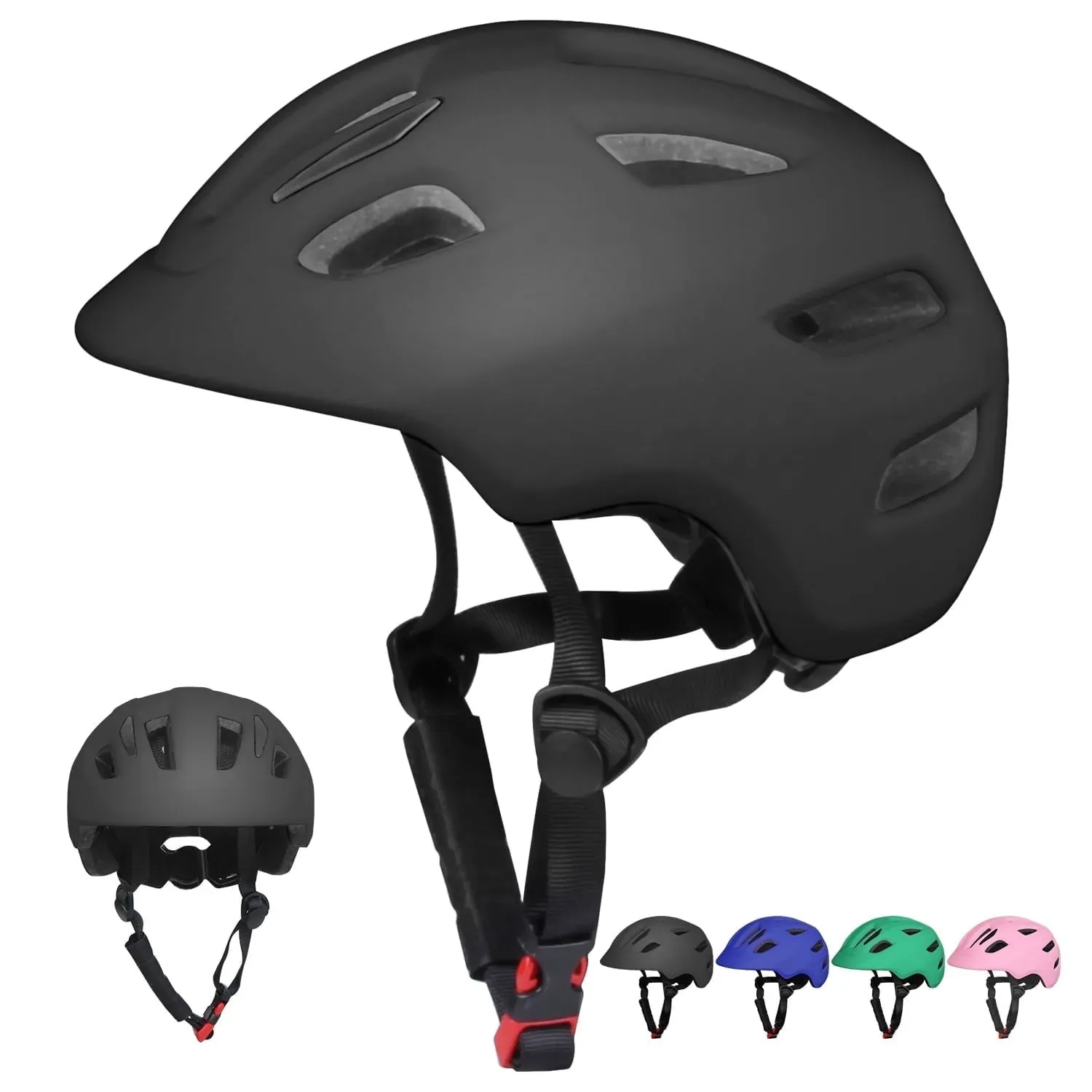 Toddler Helmet, Kids Bike Helmet, Baby Multi-Sport Adjustable Skateboard Helmet for Kids Boys Girls (2-Pack)